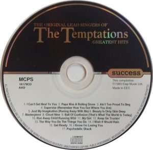 The Temptations – Greatest Hits CD - Görsel 3