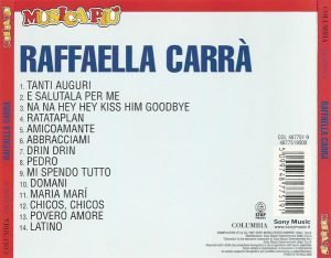 Raffaella Carrà CD - Görsel 2