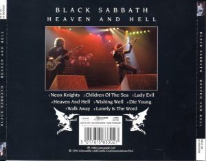 Black Sabbath ‎– Heaven And Hell CD - Görsel 2