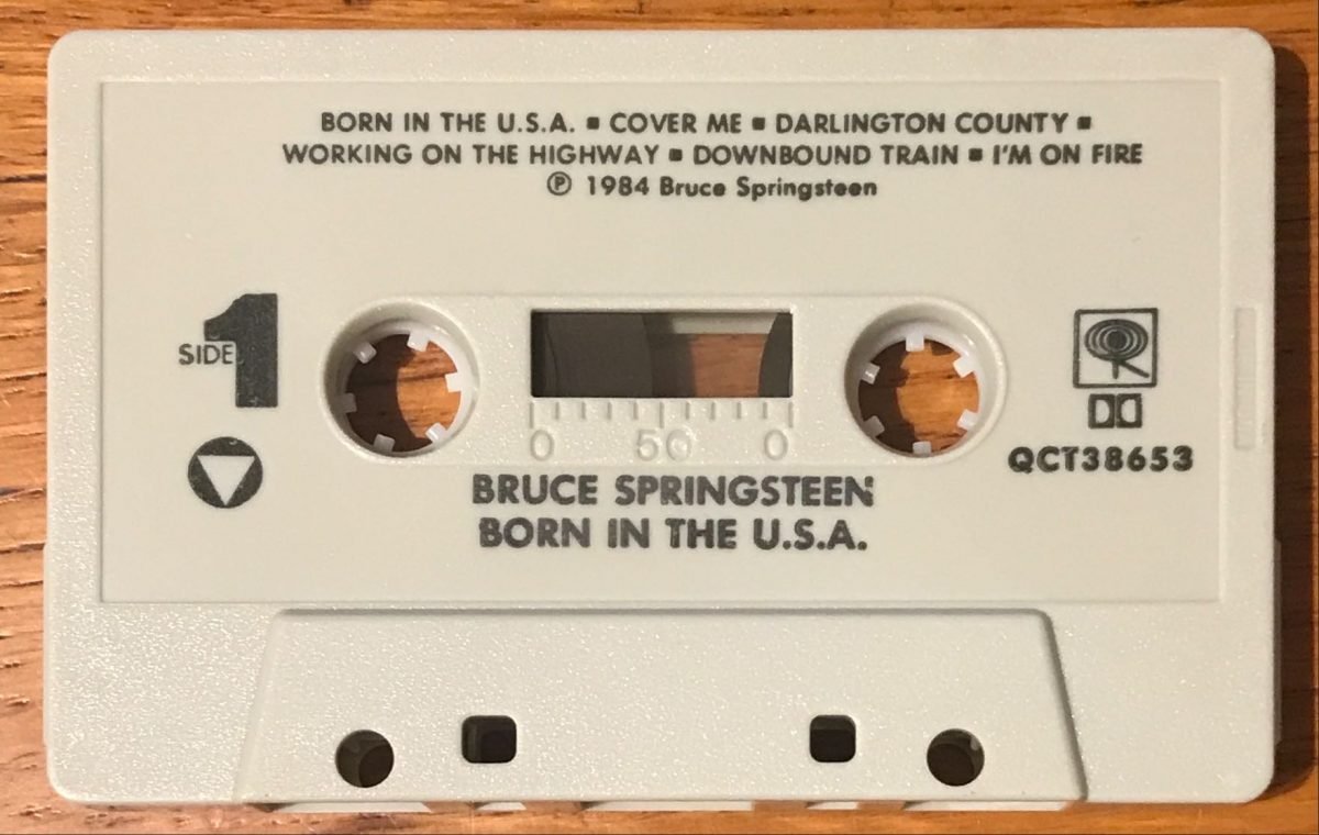 Bruce Springsteen ‎– Born In The U.S.A. Kaset Amerikan Baskı - Görsel 2
