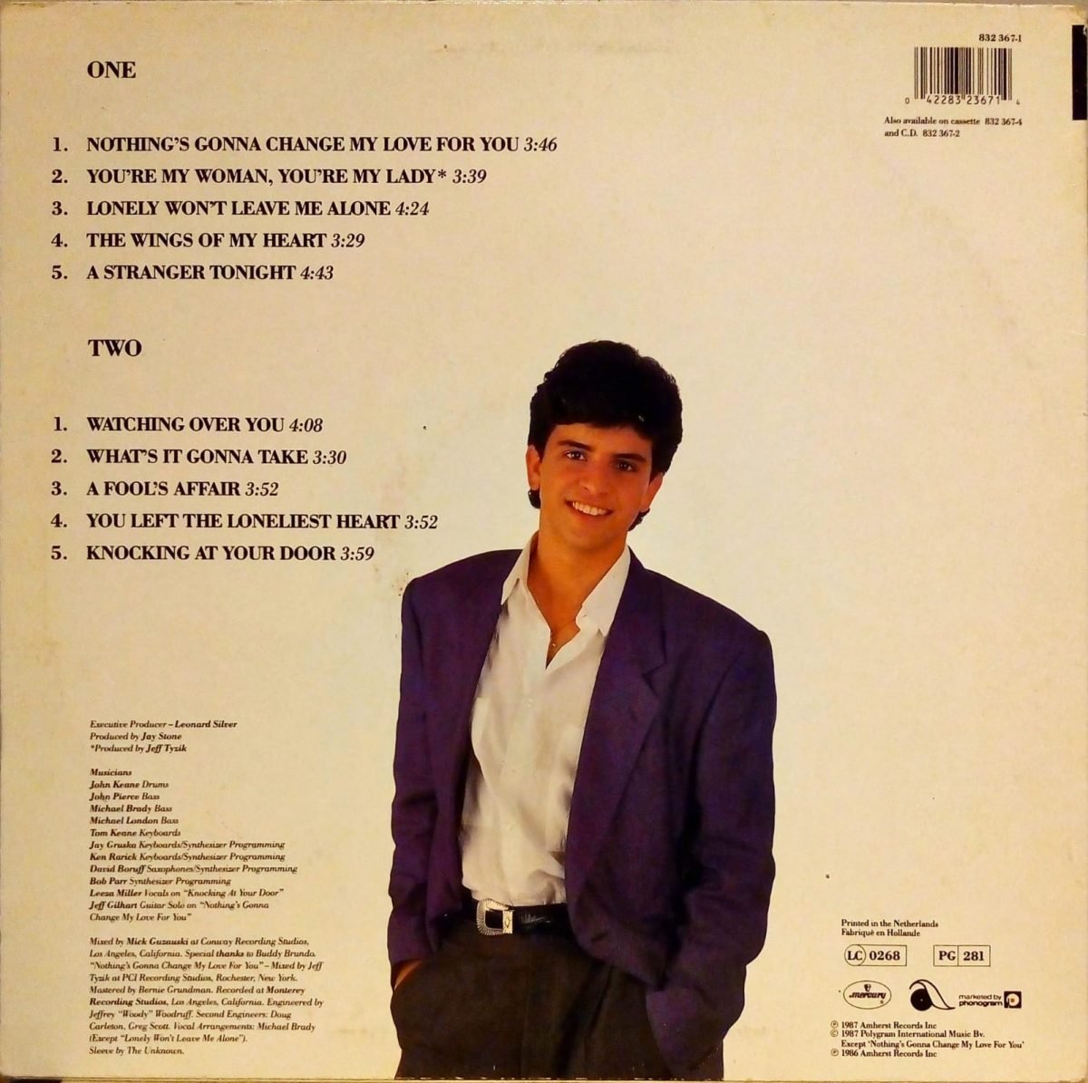 Glenn Medeiros – Glenn Medeiros LP Plak - Görsel 3