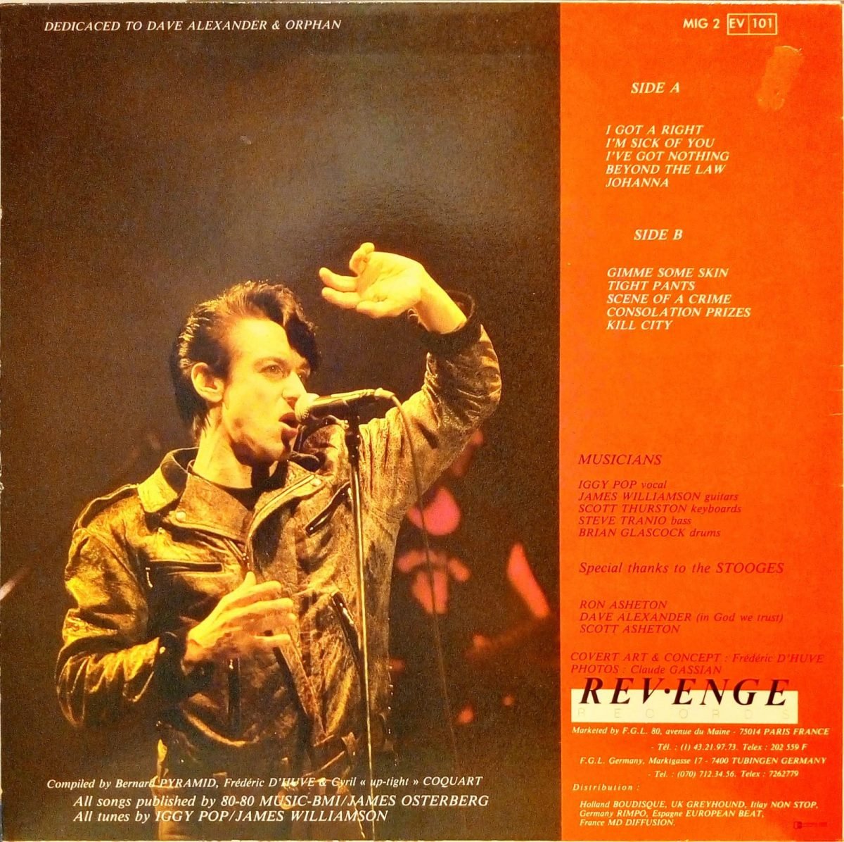 Iggy Pop – I Got A Right LP Plak - Görsel 4