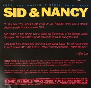 Sid And Nancy: Love Kills (Music From The Motion Picture Soundtrack) CD - Görsel 3