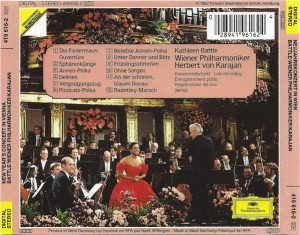 Kathleen Battle, Wiener Philharmoniker, Herbert Von Karajan – Neujahrskonzert In Wien / New Year's Concert CD - Görsel 2