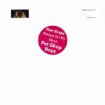 Pet Shop Boys – Always On My Mind 45 lik Plak