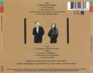 John Parish & Polly Jean Harvey – Dance Hall At Louse Point CD - Görsel 2