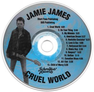 Jamie James ‎– Cruel World CD - Görsel 3