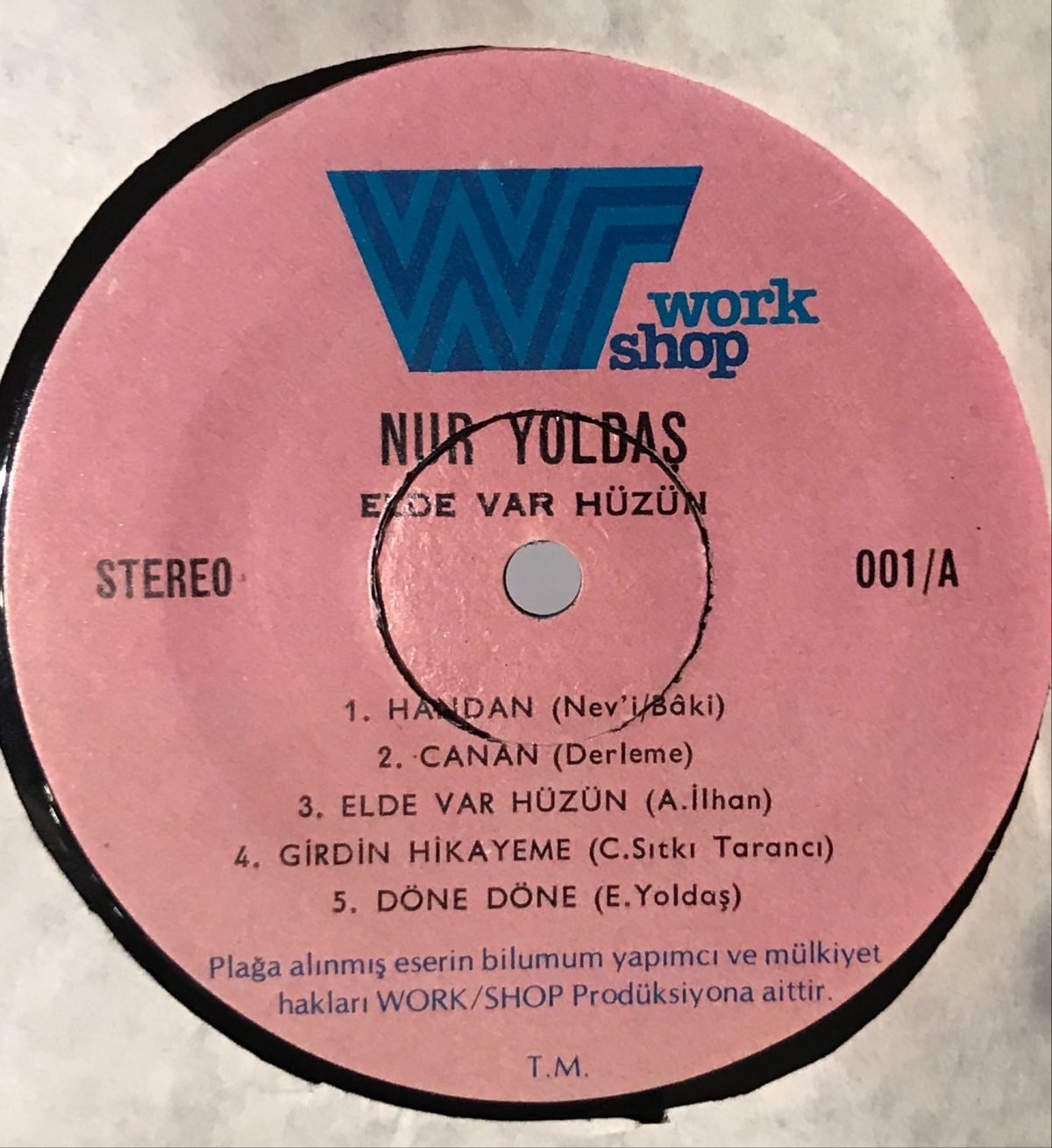 Nur Yoldaş – Elde Var Hüzün LP Plak - Görsel 3