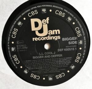 L.L. Cool J – Bigger And Deffer LP Plak - Görsel 3