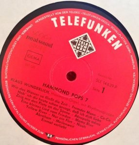 Klaus Wunderlich – Hammond Pops 7 LP Plak - Görsel 3