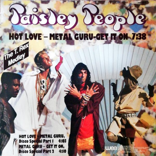 Paisley People – Hot Love - Metal Guru - Get It On 12'' Maxi Single Plak