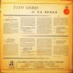 Tito Gobbi – Tito Gobbi At La Scala LP Plak - Görsel 3