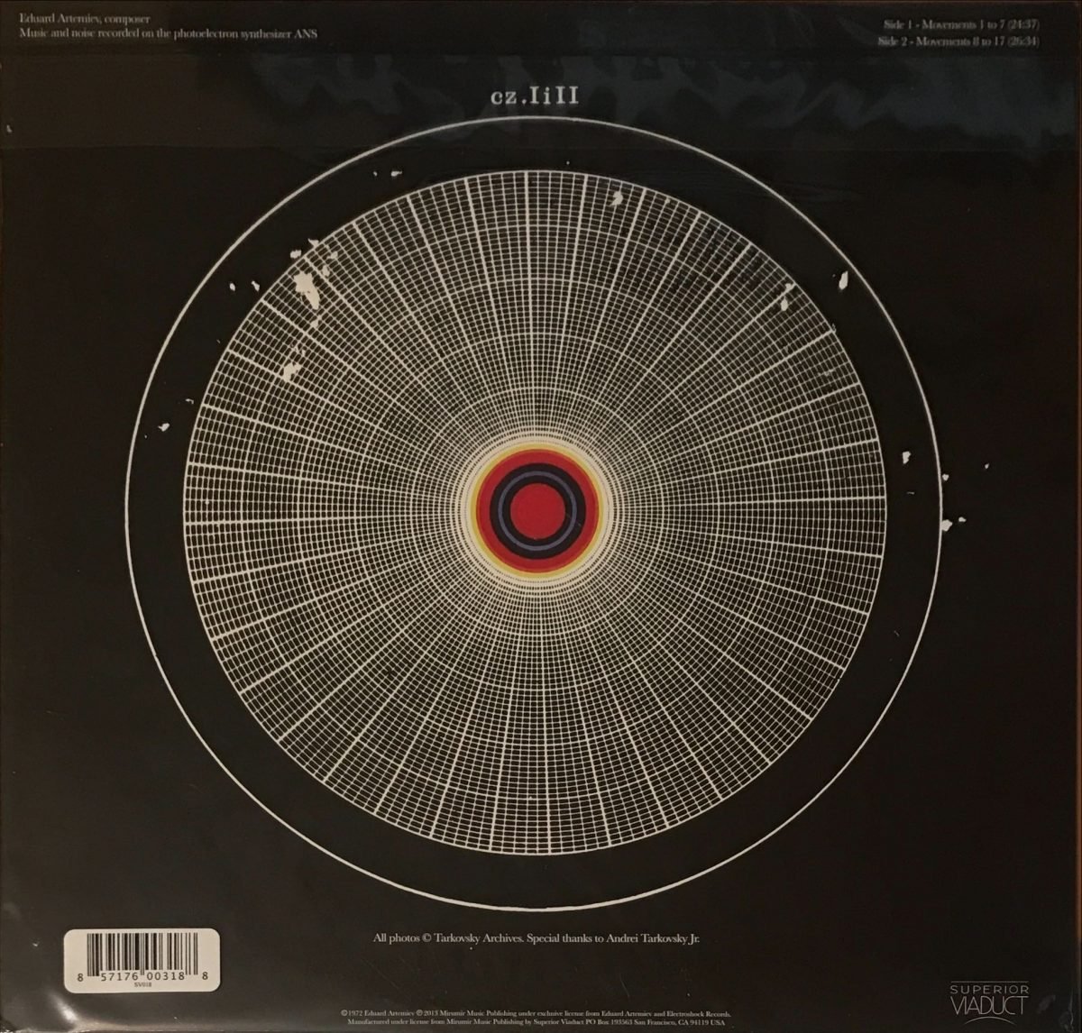 Eduard Artemiev ‎– Solaris Original Soundtrack LP Plak - Görsel 2