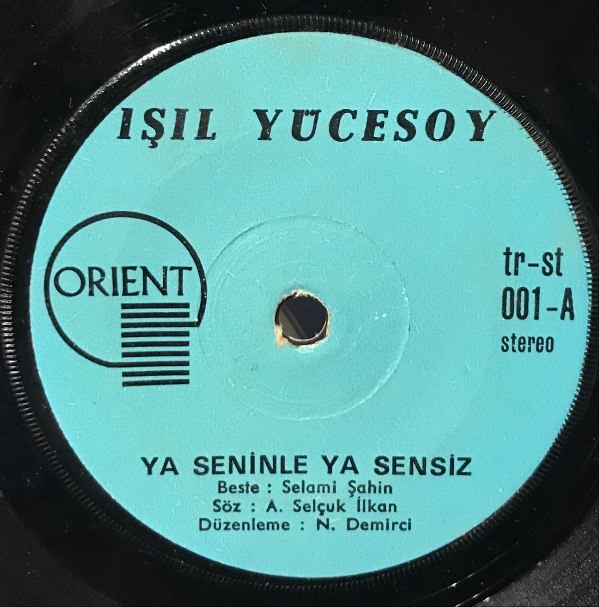 Işıl Yücesoy ‎– Ya Seninle Ya Sensiz / Sen İnanma 45lik Plak - Görsel 3