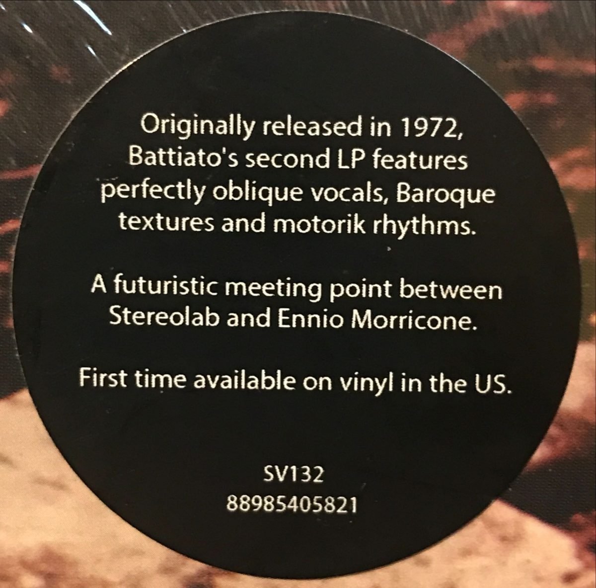 Battiato – Pollution LP Plak - Görsel 2