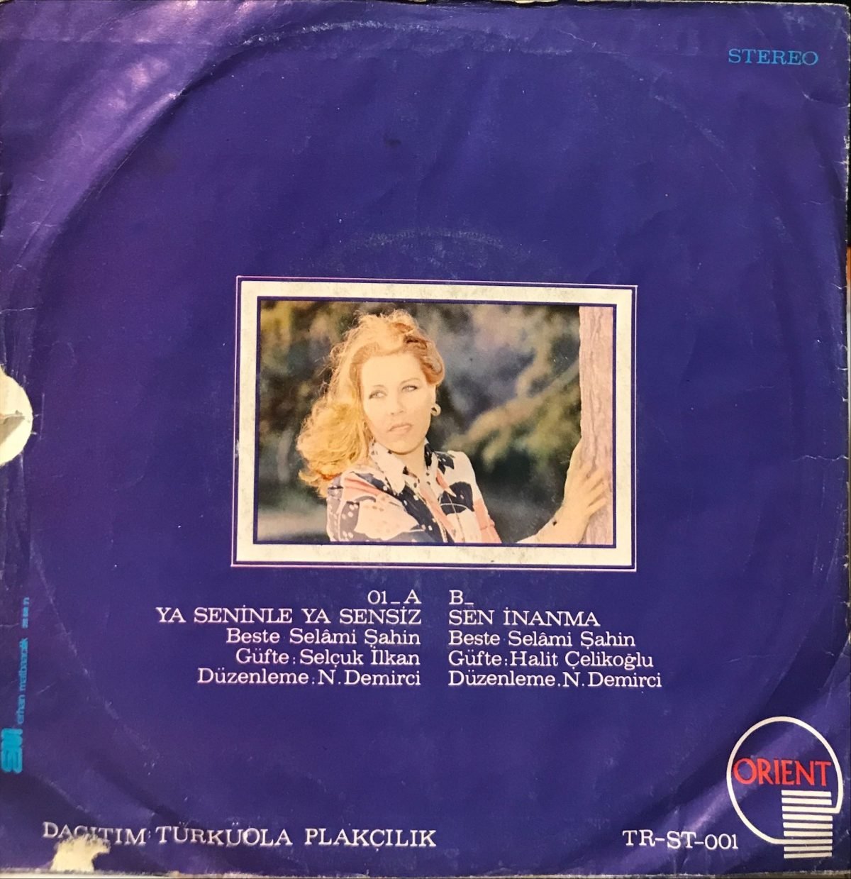 Işıl Yücesoy ‎– Ya Seninle Ya Sensiz / Sen İnanma 45lik Plak - Görsel 2