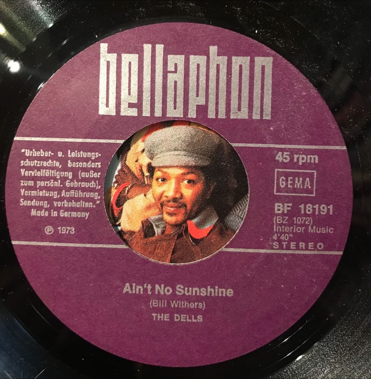 The Dells – Ain't No Sunshine 45lik Plak - Görsel 2