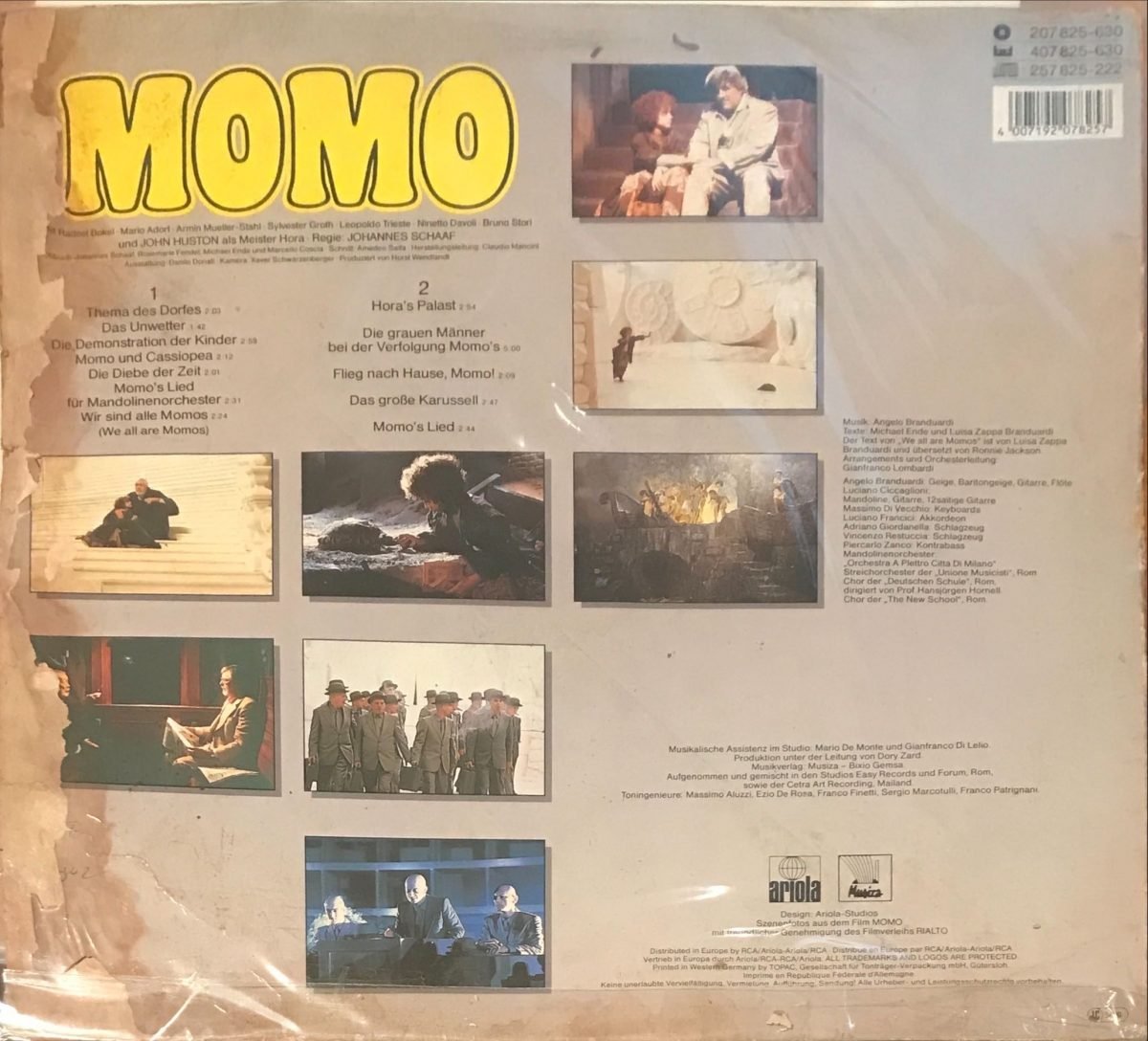 Angelo Branduardi – Michael Ende's Momo (Original Soundtrack) LP Plak - Görsel 2
