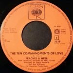 Peaches & Herb – The Ten Commandments Of Love 45lik Plak (Soul) - Görsel 2