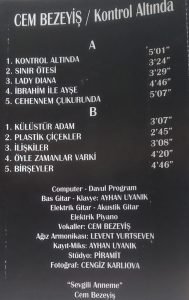 Cem Bezeyiş – Kontrol Altında Kaset - Görsel 2
