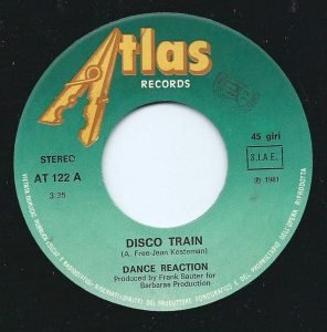 Dance Reaction ‎– Disco Train 45lik Plak - Görsel 2