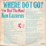 Ken Lazarus – Hail The Man / Where Do I Go 45lik Plak - Görsel 2
