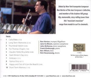 Ron Horton – Genius Envy CD - Görsel 2