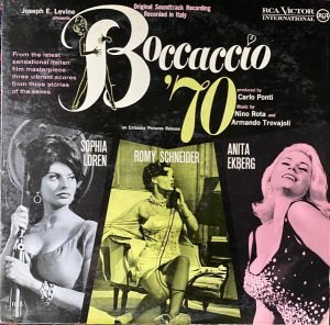 Nino Rota & Armando Trovajoli ‎– Boccaccio '70 (Original Soundtrack) LP Plak