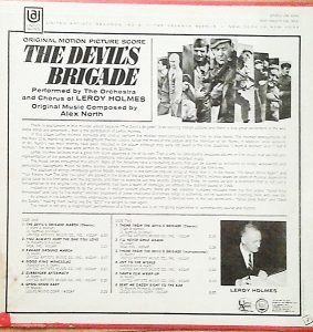 Alex North / Leroy Holmes – The Devil's Brigade (Original Motion Picture Score) LP Plak - Görsel 2