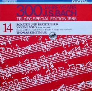Johann Sebastian Bach, Thomas Zehetmair ‎– J.S. Bach: Sonaten Und Partiten Fur Violine Solo - Zehetmair 2LP Plak