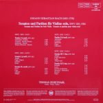 Johann Sebastian Bach, Thomas Zehetmair ‎– J.S. Bach: Sonaten Und Partiten Fur Violine Solo - Zehetmair 2LP Plak - Görsel 2