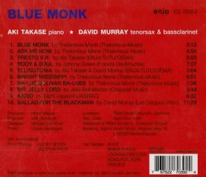Aki Takase / David Murray – Blue Monk CD - Görsel 4
