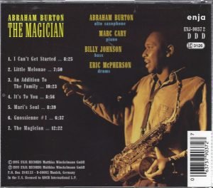 Abraham Burton – The Magician CD - Görsel 2
