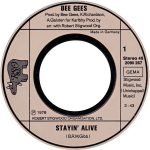 Bee Gees – Stayin' Alive 45lik Plak - Görsel 2