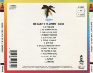 Bob Marley And The Wailers – Legend CD - Görsel 2