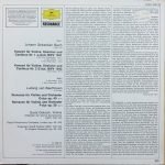 David Oistrach - Johann Sebastian Bach / Ludwig Van Beethoven – Violinkonzerte Nr. 1+2 / Romanzen Nr. 1+2  LP Plak - Görsel 2