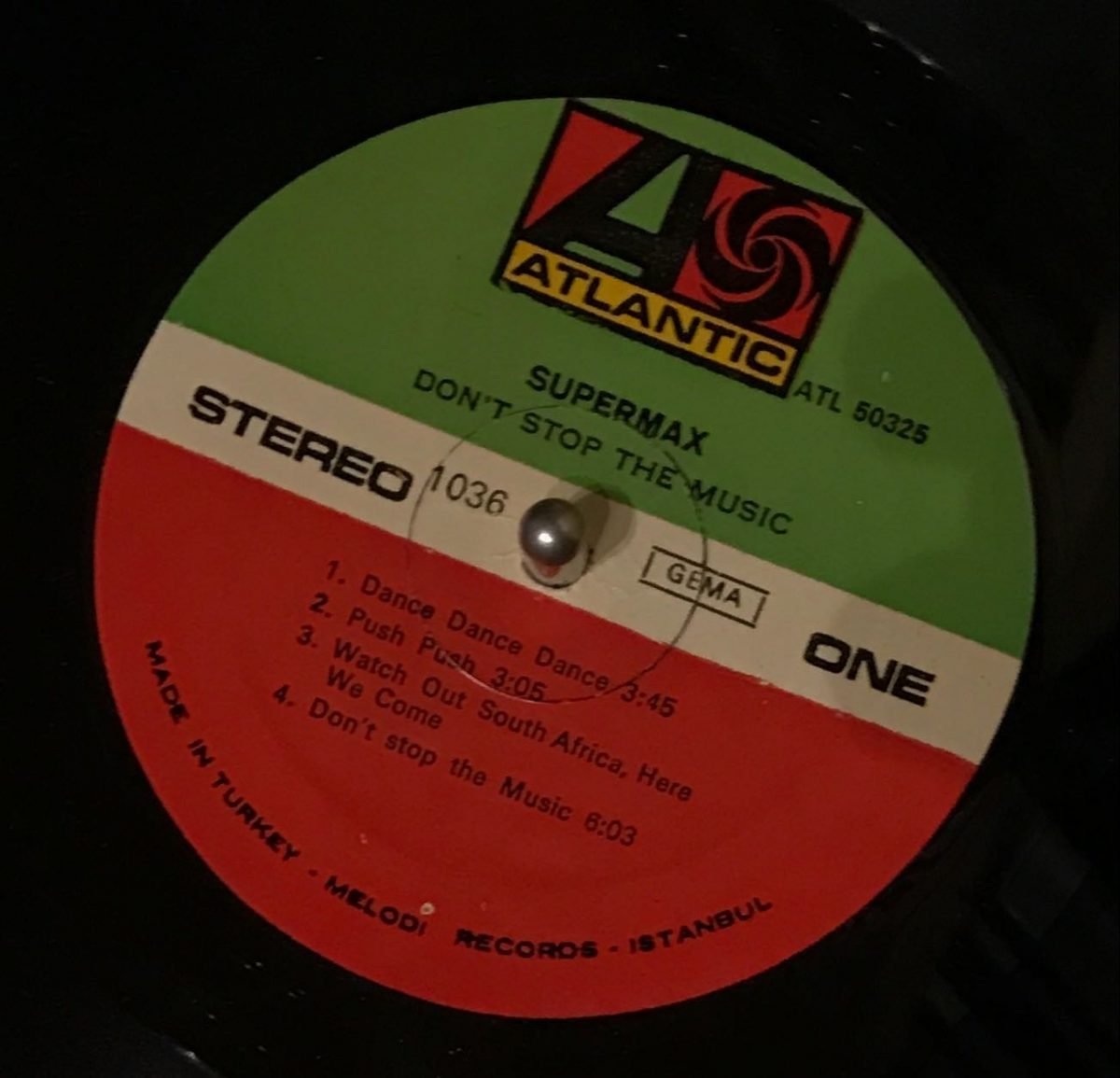 Supermax ‎– Don't Stop The Music LP Plak - Görsel 3