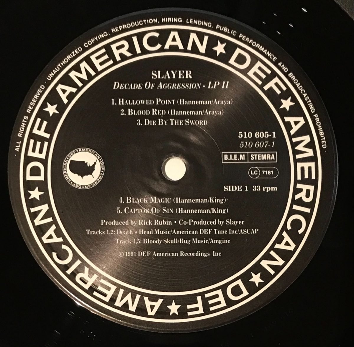 Slayer – Decade Of Aggression Live 2 x LP Plak - Görsel 3