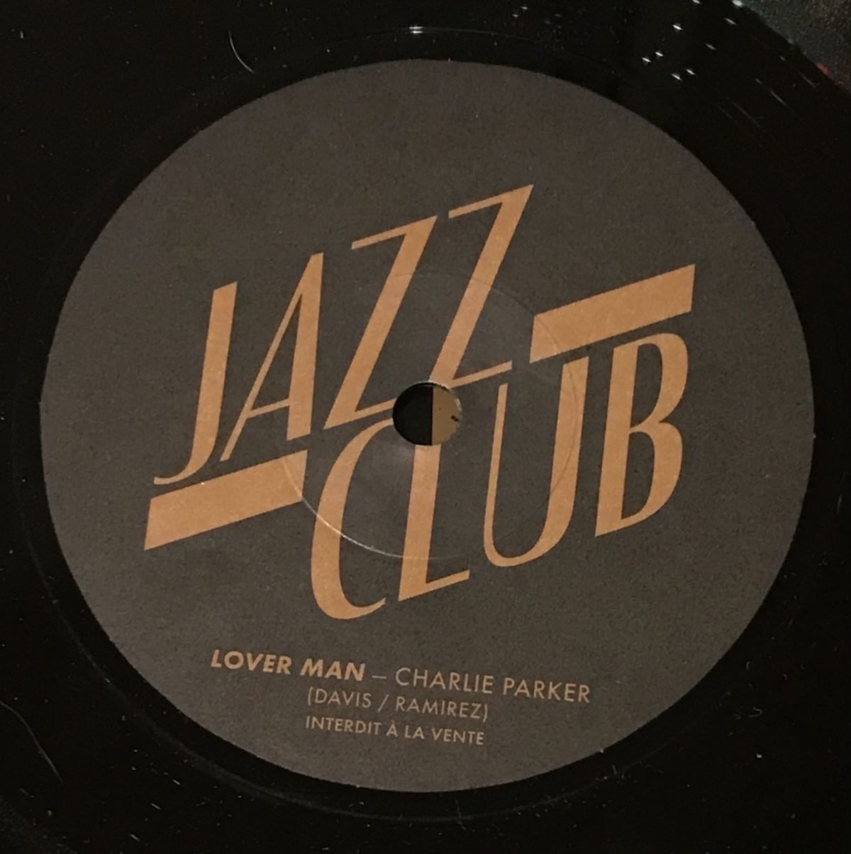 Louis Vuitton – Jazz Club (Charlie Parker - Lover Man) 45lik Plak PROMO - Görsel 3