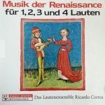 Musik der Renaissance Für 1, 2, 3 und 4 Lauten LP Plak