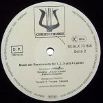 Musik der Renaissance Für 1, 2, 3 und 4 Lauten LP Plak - Görsel 4