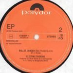 Electric Theatre – Ballet Dancer 12'' Maxi Single Plak - Görsel 4