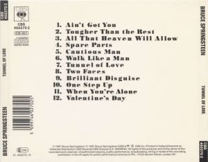 Bruce Springsteen – Tunnel Of Love CD - Görsel 2
