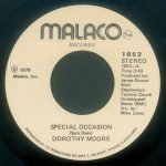 Dorothy Moore – Special Occasion / Girl Overboard 45lik Plak