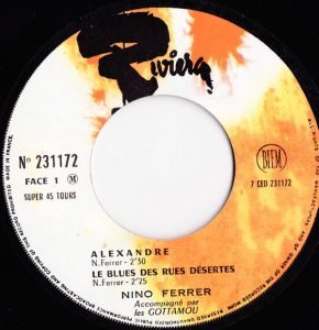 Nino Ferrer – Alexandre 45lik Plak (Freakbeat) - Görsel 3