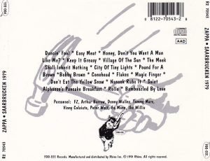 Frank Zappa – Saarbrücken 1978 CD - Görsel 2