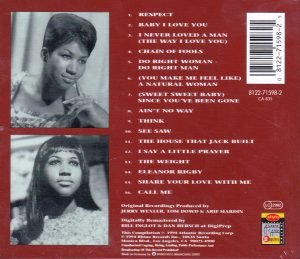 Aretha Franklin – The Very Best Of Aretha Franklin, Vol. 1 CD - Görsel 2