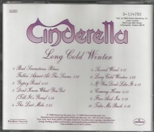 Cinderella – Long Cold Winter CD - Görsel 2
