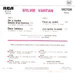Sylvie – On A Toutes Besoin D'un Homme 45lik Plak EP - Görsel 3