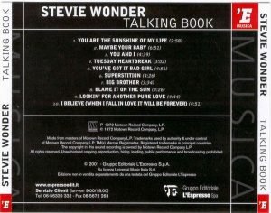 Stevie Wonder – Talking Book CD - Görsel 3